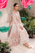 Iznik | Dahlia Embroidered Lawn | DL-05 - Pakistani Clothes for women, in United Kingdom and United States