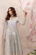 Iznik | Dahlia Embroidered Lawn | DL-10 - Pakistani Clothes for women, in United Kingdom and United States