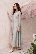 Iznik | Dahlia Embroidered Lawn | DL-10 - Pakistani Clothes for women, in United Kingdom and United States