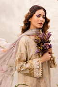 Iznik | Dahlia Embroidered Lawn | DL-03 - Pakistani Clothes for women, in United Kingdom and United States