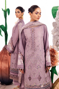 Iznik | Dahlia Embroidered Lawn | DL-04 - Pakistani Clothes for women, in United Kingdom and United States