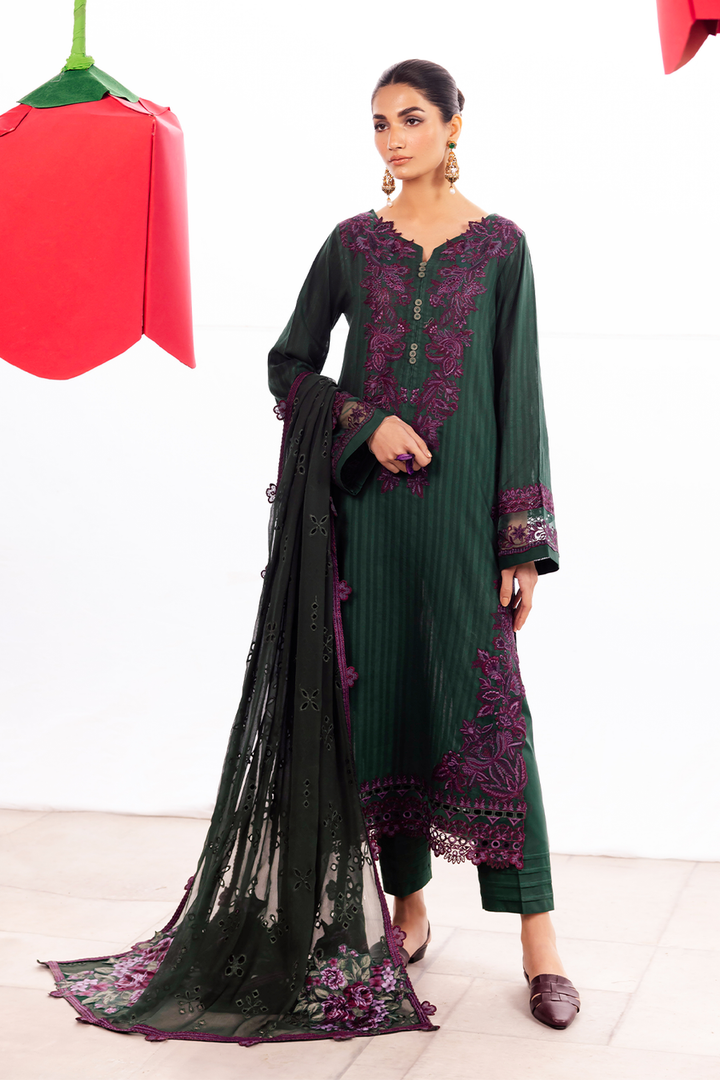 Iznik | Dahlia Embroidered Lawn | DL-02 - Pakistani Clothes for women, in United Kingdom and United States