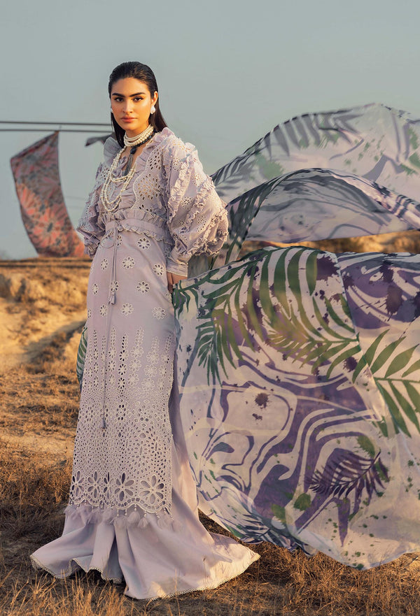 Adans libas | Lawn Collection 24 | Adan's Lawn 6901 - Hoorain Designer Wear - Pakistani Ladies Branded Stitched Clothes in United Kingdom, United states, CA and Australia