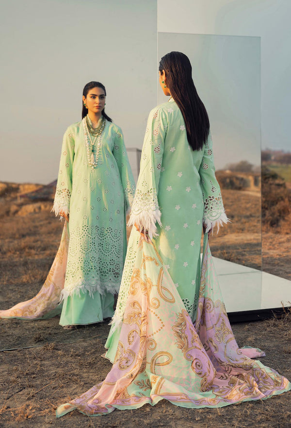 Adans libas | Lawn Collection 24 | Adan's Lawn 6903 - Hoorain Designer Wear - Pakistani Ladies Branded Stitched Clothes in United Kingdom, United states, CA and Australia