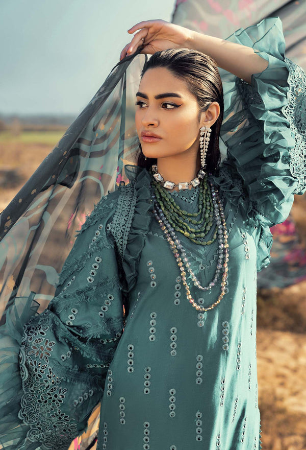 Adans libas | Lawn Collection 24 | Adan's Lawn 6908 - Hoorain Designer Wear - Pakistani Ladies Branded Stitched Clothes in United Kingdom, United states, CA and Australia
