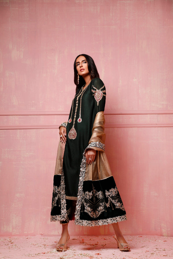 Wahajmkhan | Festive Fiesta Formals | THE JADE AFFAIR - Pakistani Clothes for women, in United Kingdom and United States