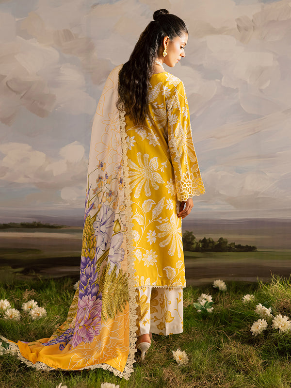 Mahnur | Kaia Slub Linen 25 | K - 03 | 3 PC LINEN