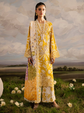 Mahnur | Kaia Slub Linen 25 | K - 03 | 3 PC LINEN