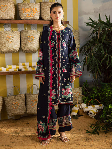 Mahnur | Kaia Slub Linen 25 | K - 06 | 3 PC LINEN