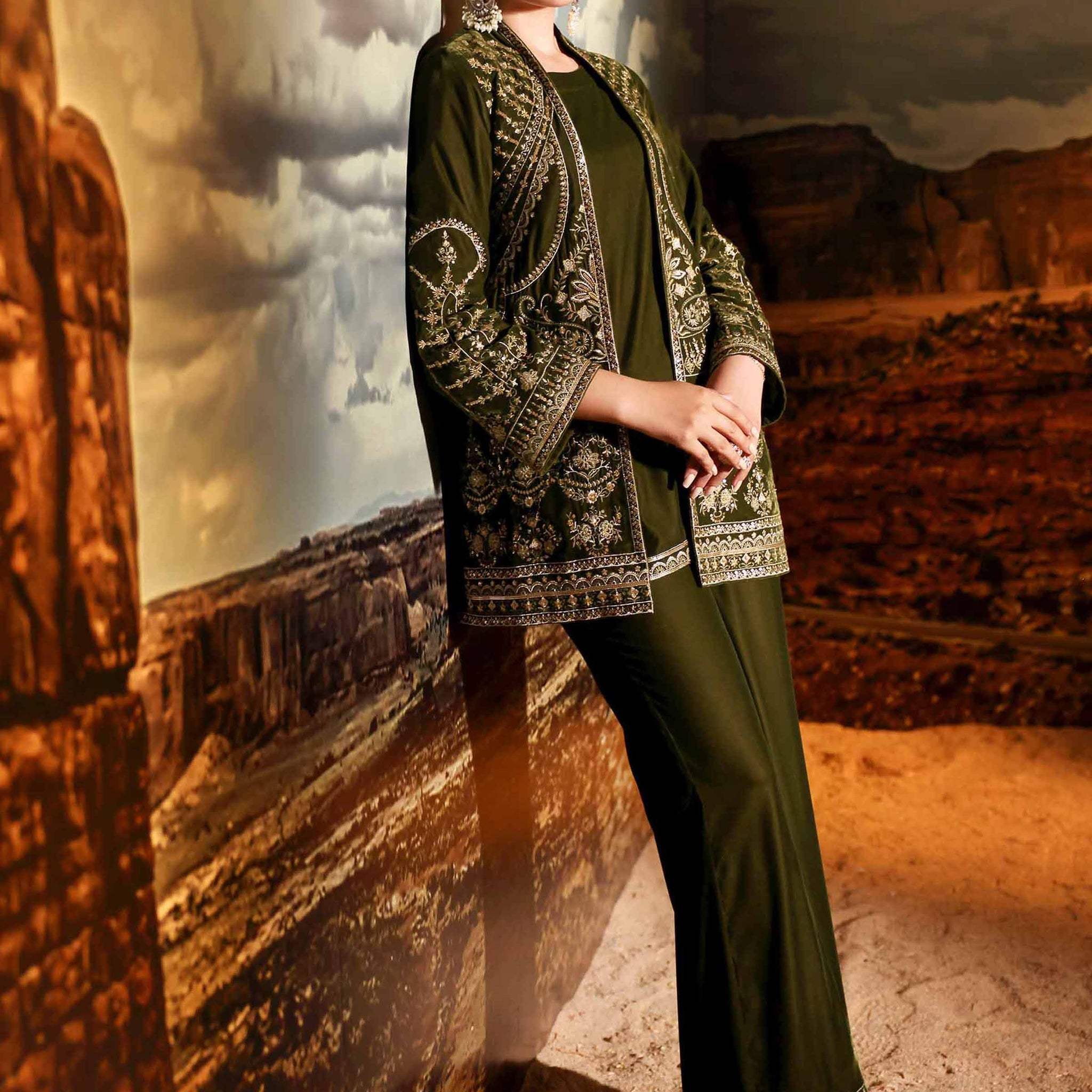 Nishat Linen | Luxury Winter 24 | KFW24-08