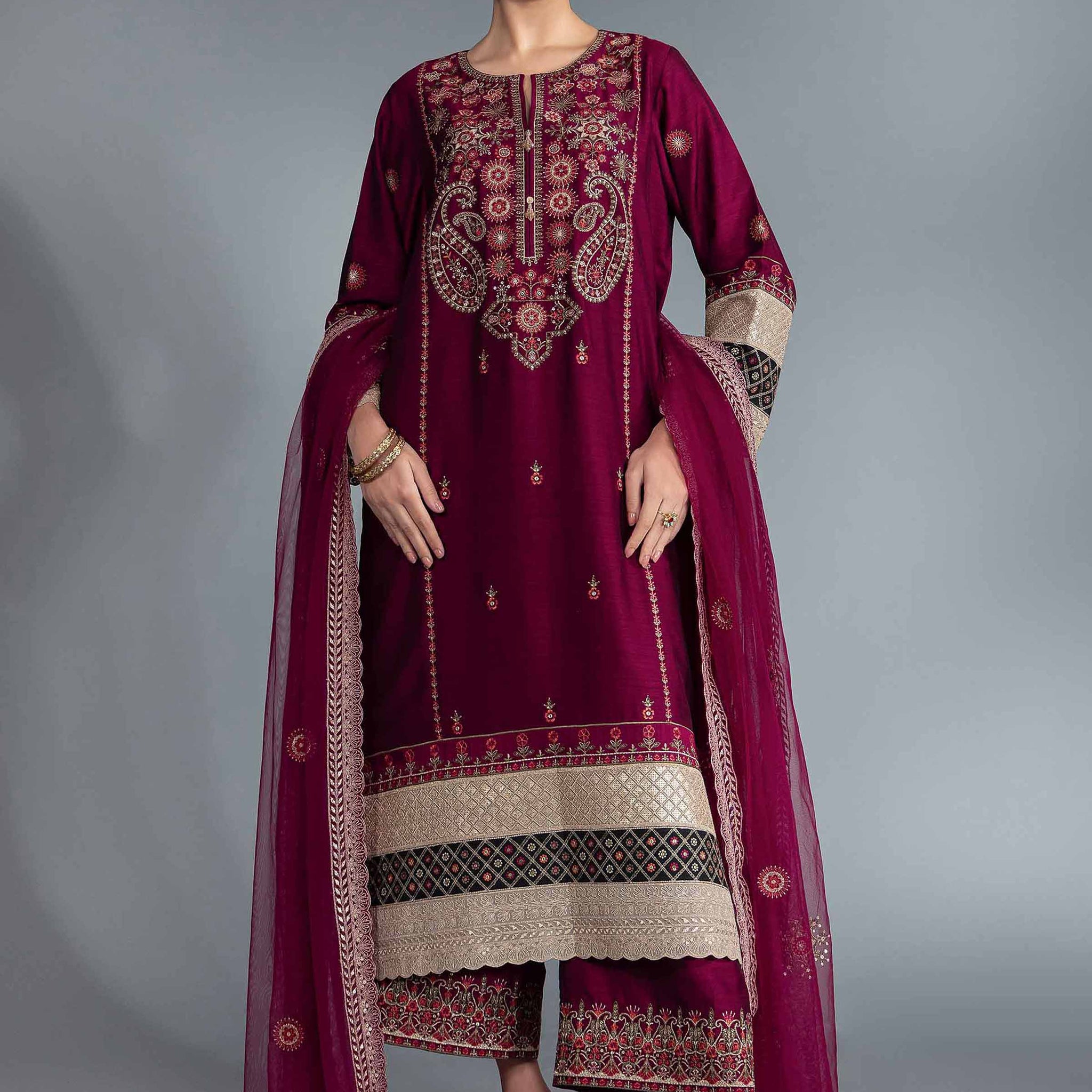 Nishat Linen | Luxury Winter 24 | KFW24-41