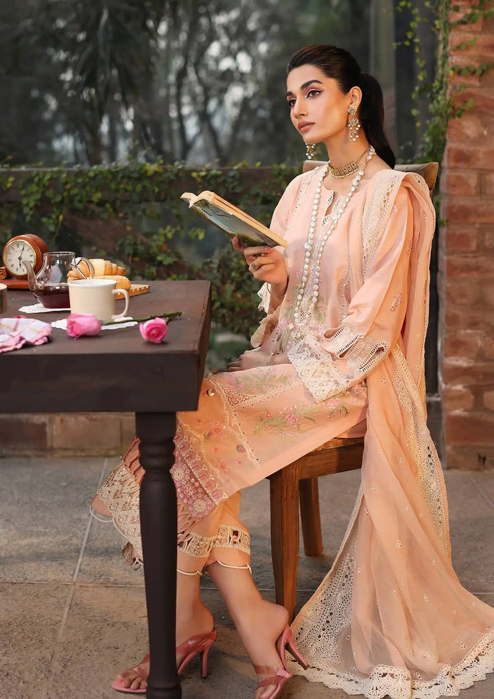 Kahf Premium | Festive Lawn 24 | KFL-11 MAAHRU - Hoorain Designer Wear - Pakistani Ladies Branded Stitched Clothes in United Kingdom, United states, CA and Australia