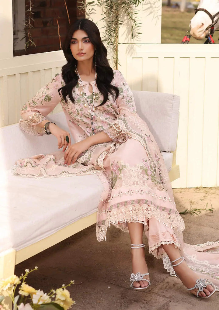 Kahf Premium | Festive Lawn 24 | KFL-09B NORA - Hoorain Designer Wear - Pakistani Ladies Branded Stitched Clothes in United Kingdom, United states, CA and Australia