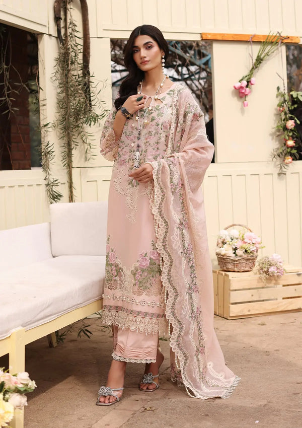 Kahf Premium | Festive Lawn 24 | KFL-09B NORA - Hoorain Designer Wear - Pakistani Ladies Branded Stitched Clothes in United Kingdom, United states, CA and Australia