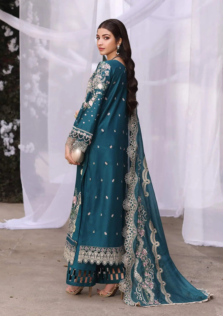Kahf Premium | Festive Lawn 24 | KFL-09A BANO - Hoorain Designer Wear - Pakistani Ladies Branded Stitched Clothes in United Kingdom, United states, CA and Australia