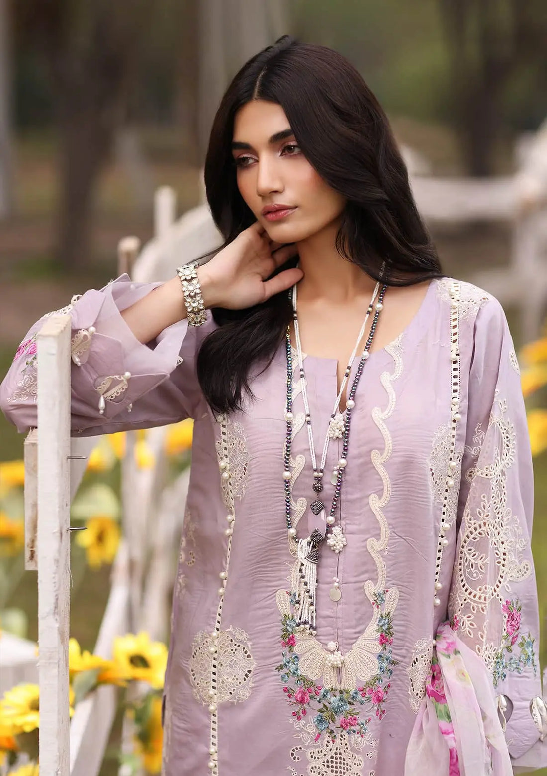 Kahf Premium | Festive Lawn 24 | KFL-08B ELAYA - Pakistani Clothes for women, in United Kingdom and United States