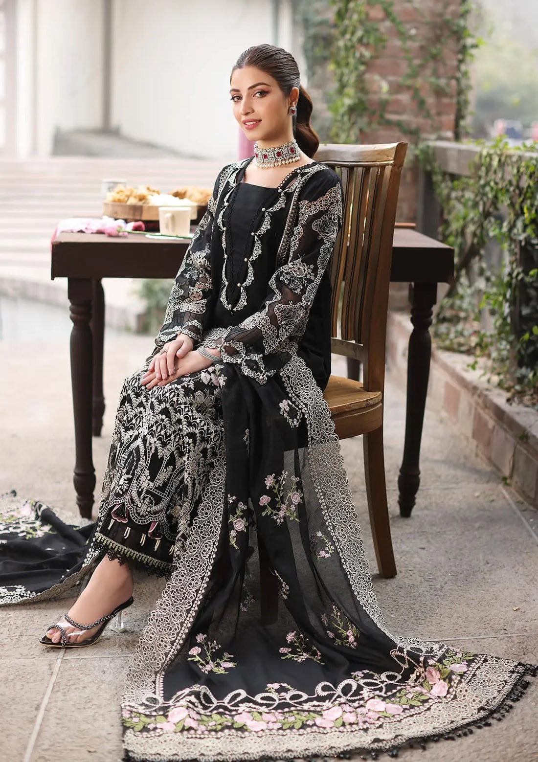 Kahf Premium | Festive Lawn 24 | KFL-06 NOOR - Pakistani Clothes for women, in United Kingdom and United States