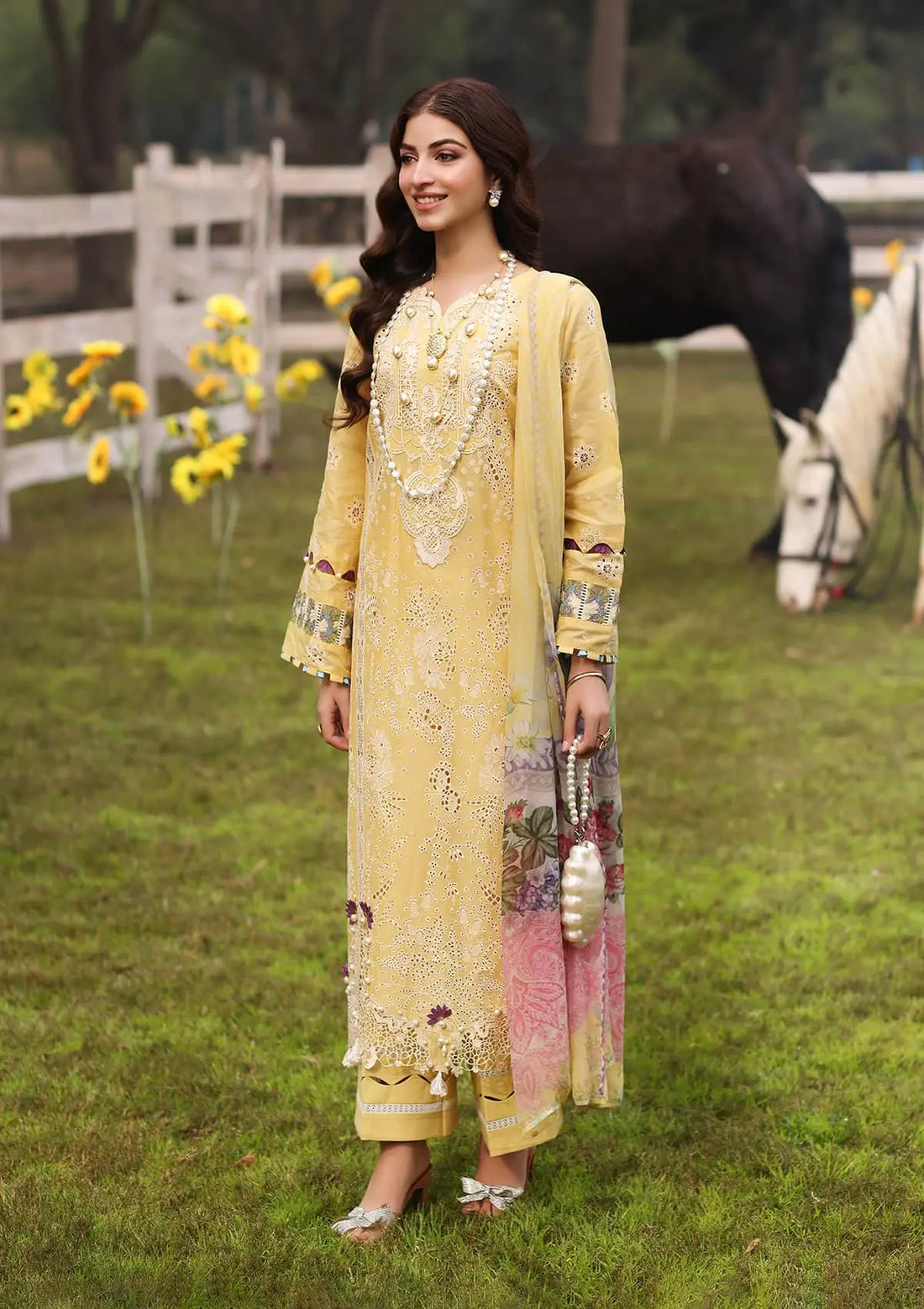 Kahf Premium | Festive Lawn 24 | KFL-05 SAHAR - Pakistani Clothes for women, in United Kingdom and United States