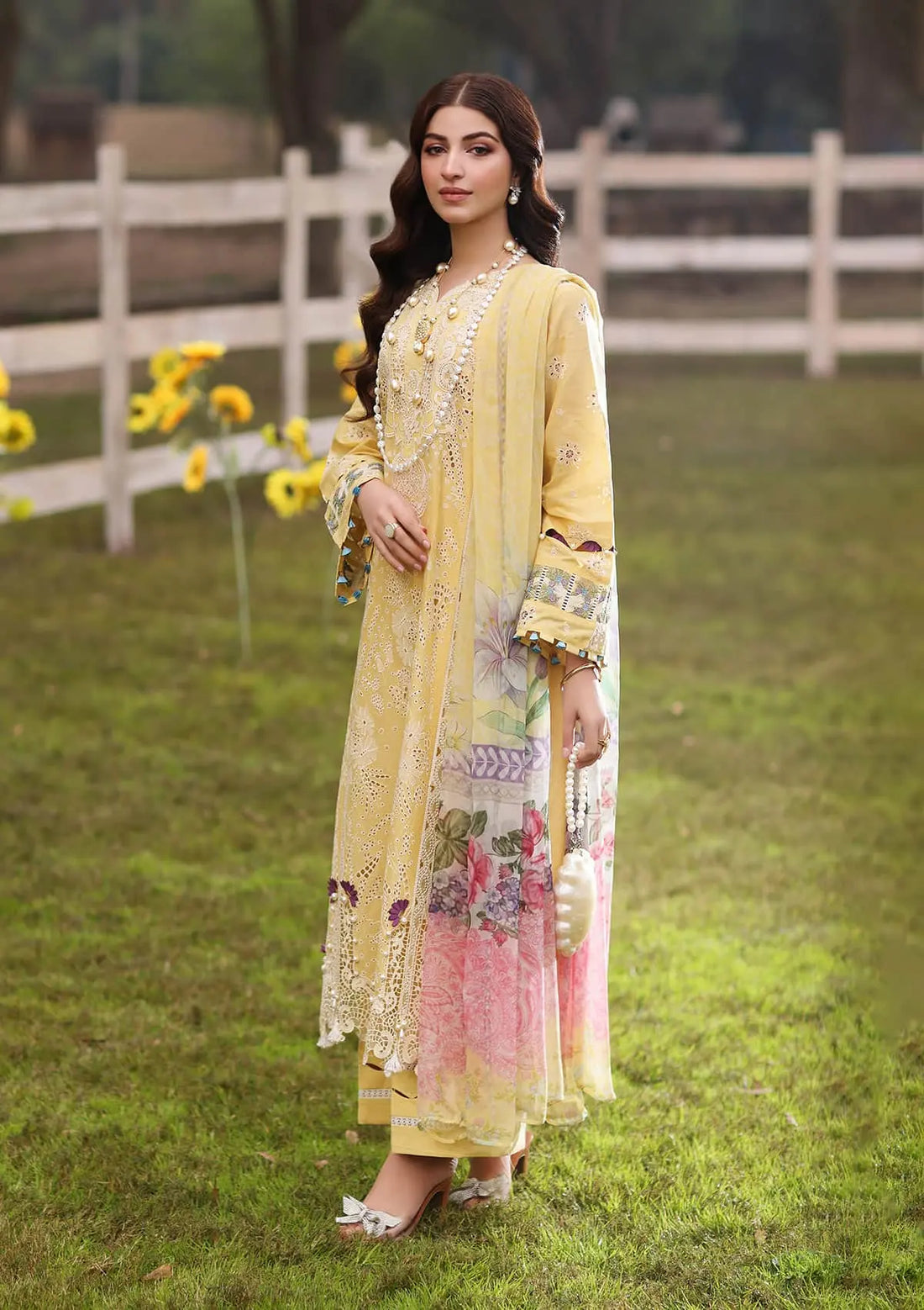 Kahf Premium | Festive Lawn 24 | KFL-05 SAHAR - Pakistani Clothes for women, in United Kingdom and United States