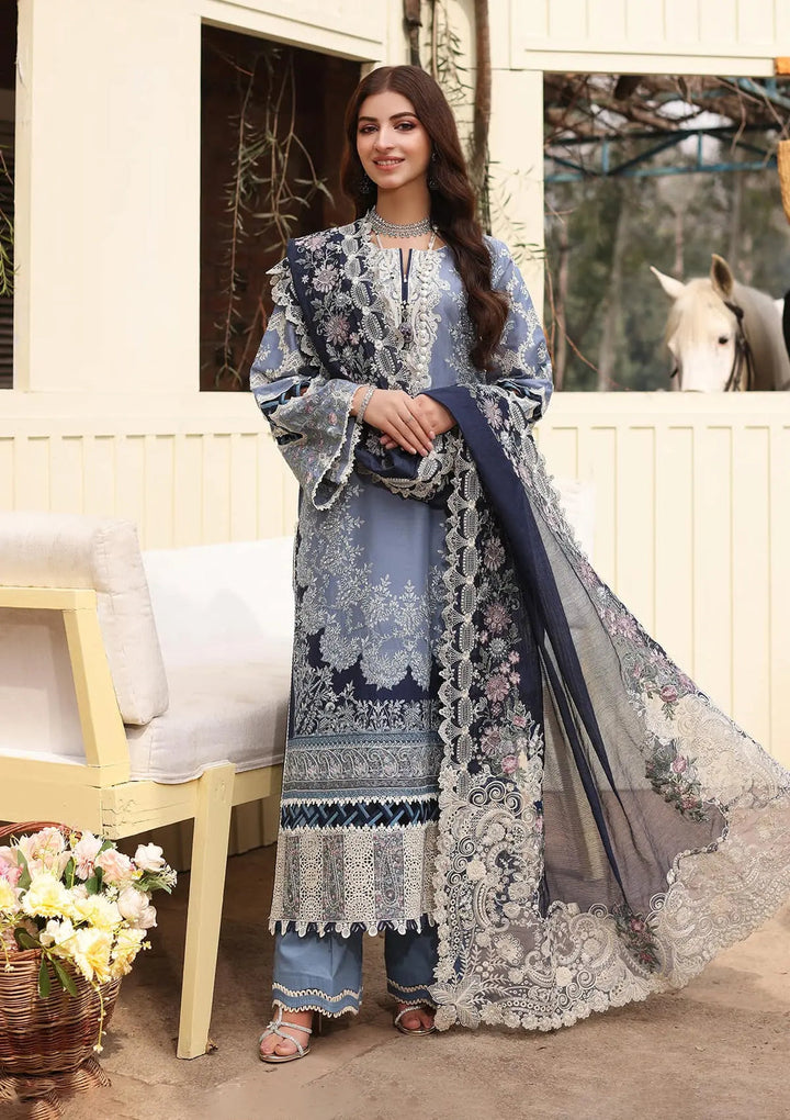 Kahf Premium | Festive Lawn 24 |KFL-04 KINZA - Hoorain Designer Wear - Pakistani Ladies Branded Stitched Clothes in United Kingdom, United states, CA and Australia