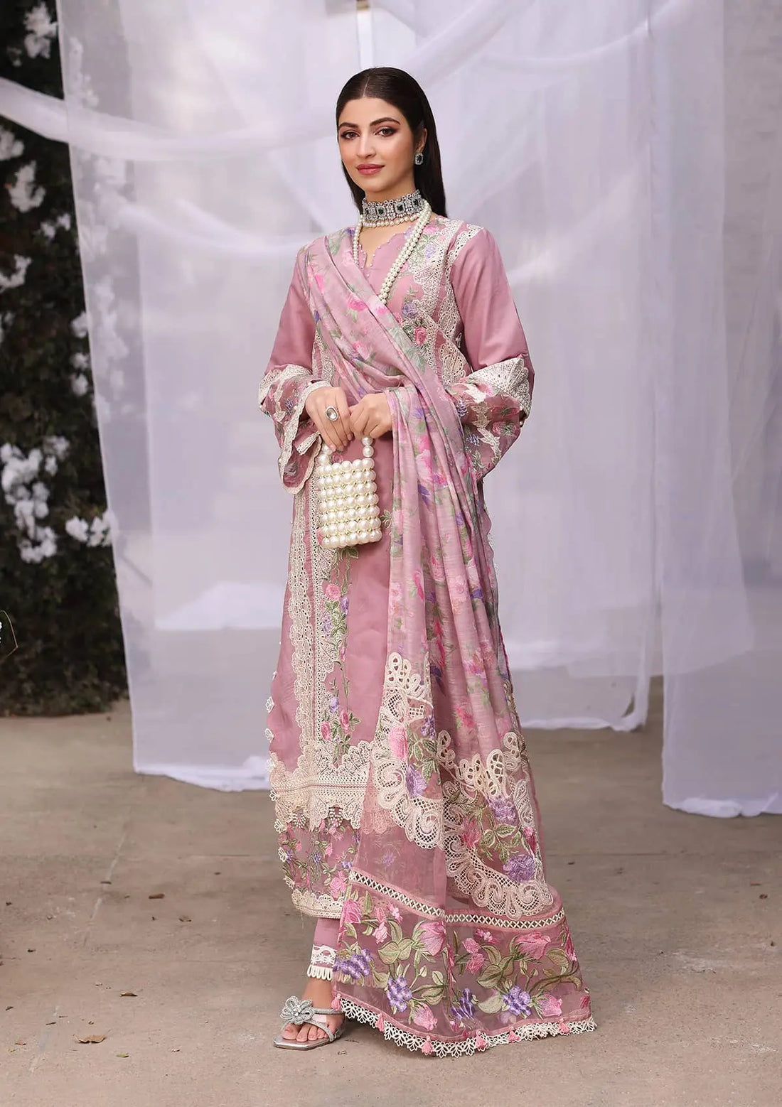 Kahf Premium | Festive Lawn 24 | KFL-03 SASSI - Pakistani Clothes for women, in United Kingdom and United States