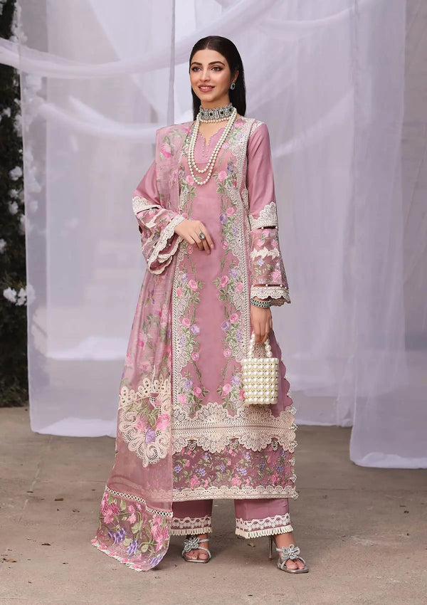 Kahf Premium | Festive Lawn 24 | KFL-03 SASSI - Hoorain Designer Wear - Pakistani Ladies Branded Stitched Clothes in United Kingdom, United states, CA and Australia