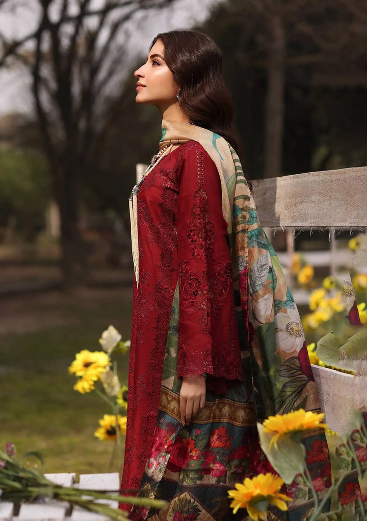 Kahf Premium | Festive Lawn 24 | KFL-02 ALORA - Hoorain Designer Wear - Pakistani Designer Clothes for women, in United Kingdom, United states, CA and Australia
