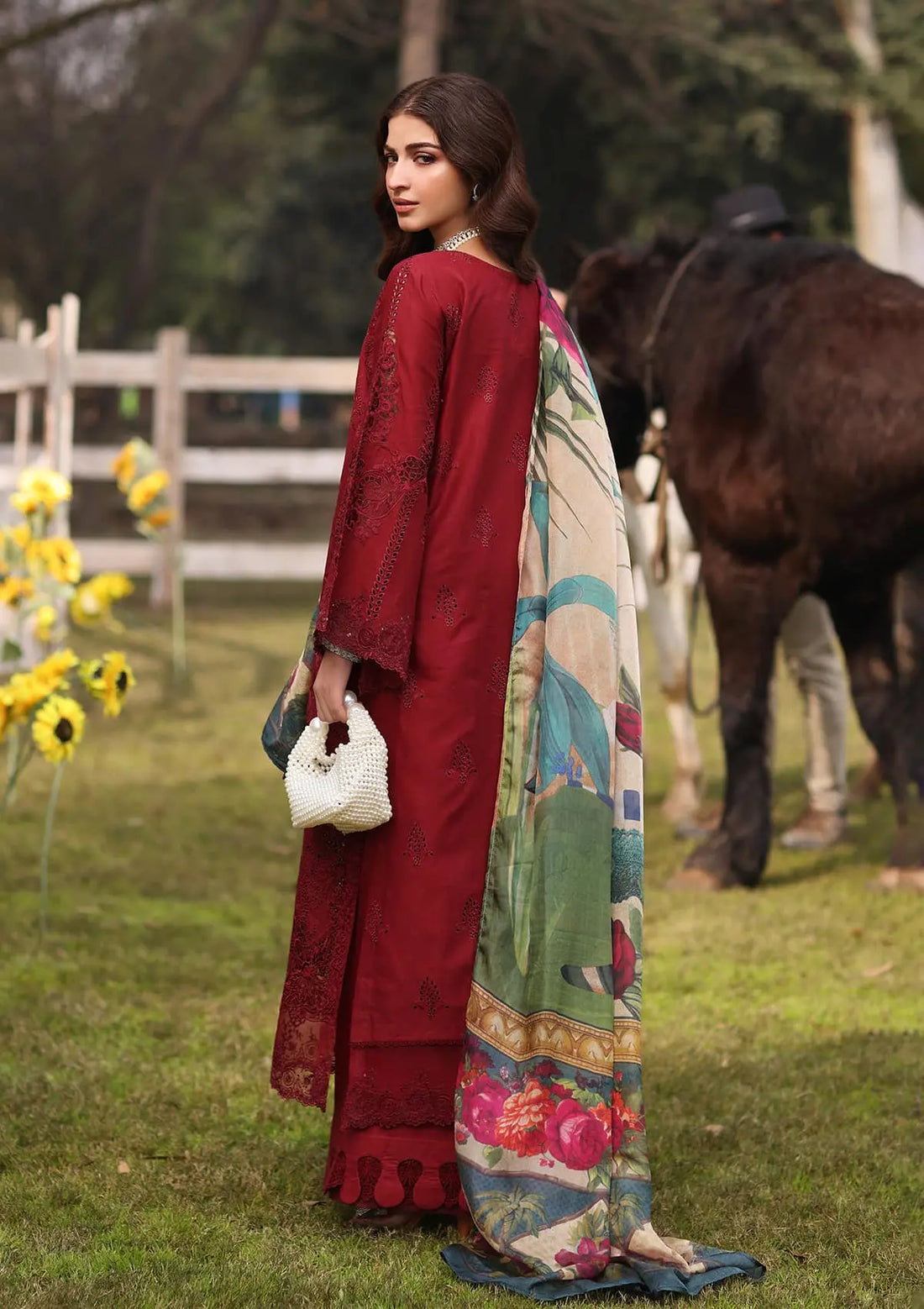 Kahf Premium | Festive Lawn 24 | KFL-02 ALORA - Pakistani Clothes for women, in United Kingdom and United States