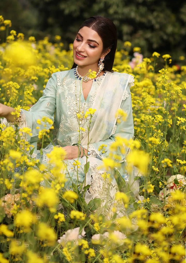 Kahf Premium | Festive Lawn 24 | KFL-01 TABIR - Hoorain Designer Wear - Pakistani Ladies Branded Stitched Clothes in United Kingdom, United states, CA and Australia