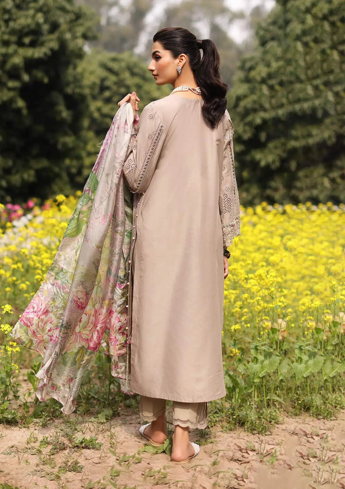 Kahf Premium | Festive Lawn 24 | KFL-12 HEER - Pakistani Clothes for women, in United Kingdom and United States