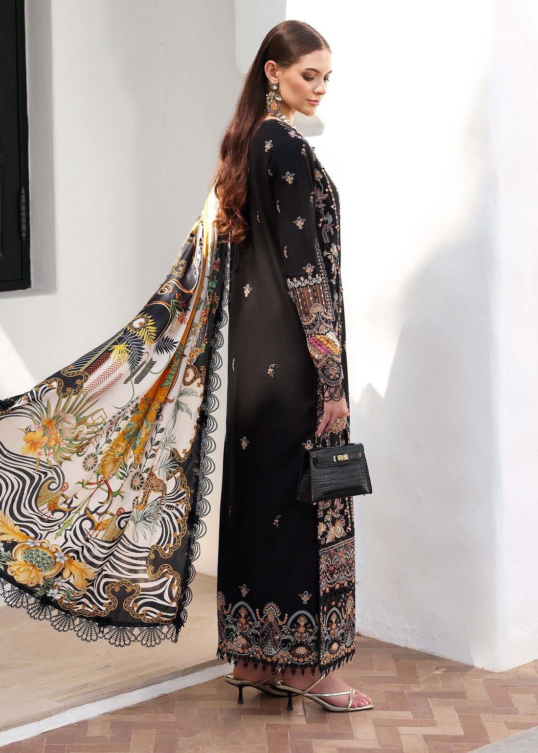 Kanwal Malik | Elysia Luxury Lawn 25 | Noire