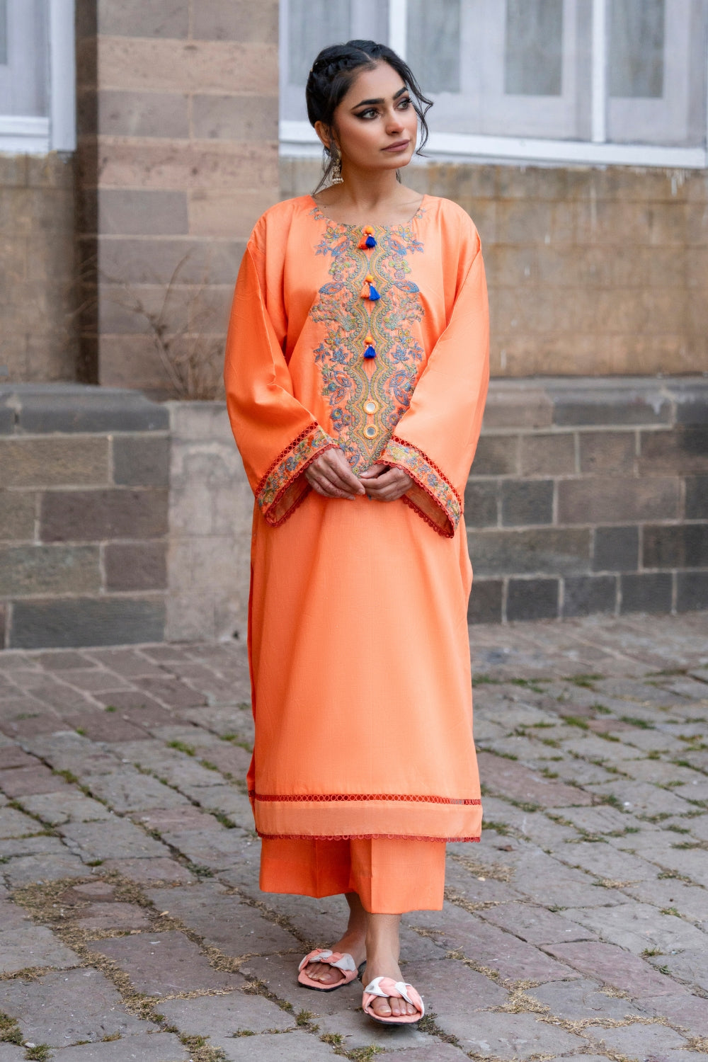 Ittehad | Embroidered Lawn | I-24 - Pakistani Clothes for women, in United Kingdom and United States