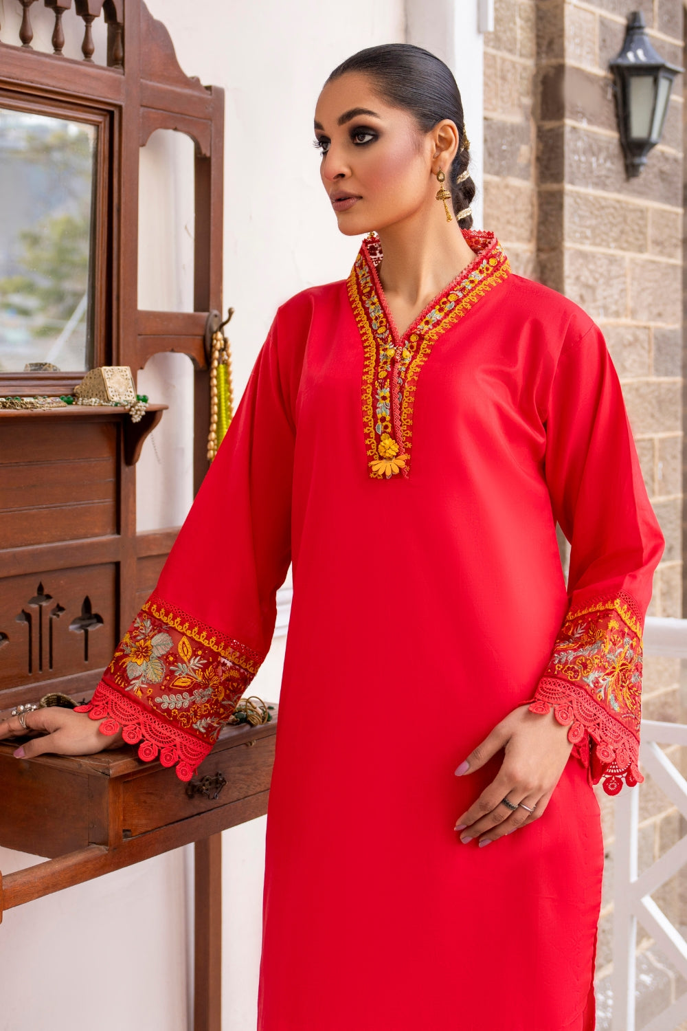 Ittehad | Embroidered Lawn | I-35 - Pakistani Clothes for women, in United Kingdom and United States