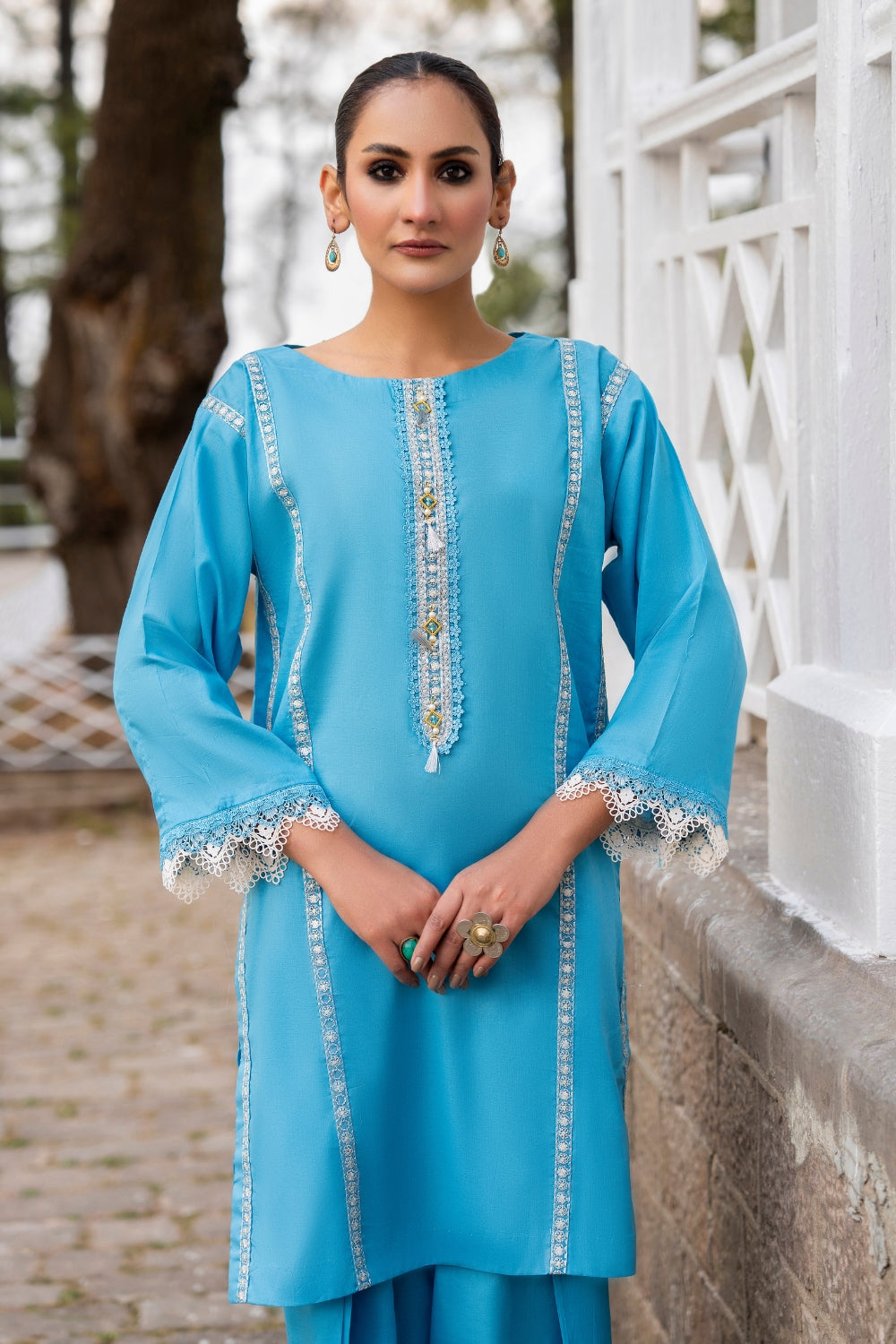 Ittehad | Embroidered Lawn | I-21 - Pakistani Clothes for women, in United Kingdom and United States