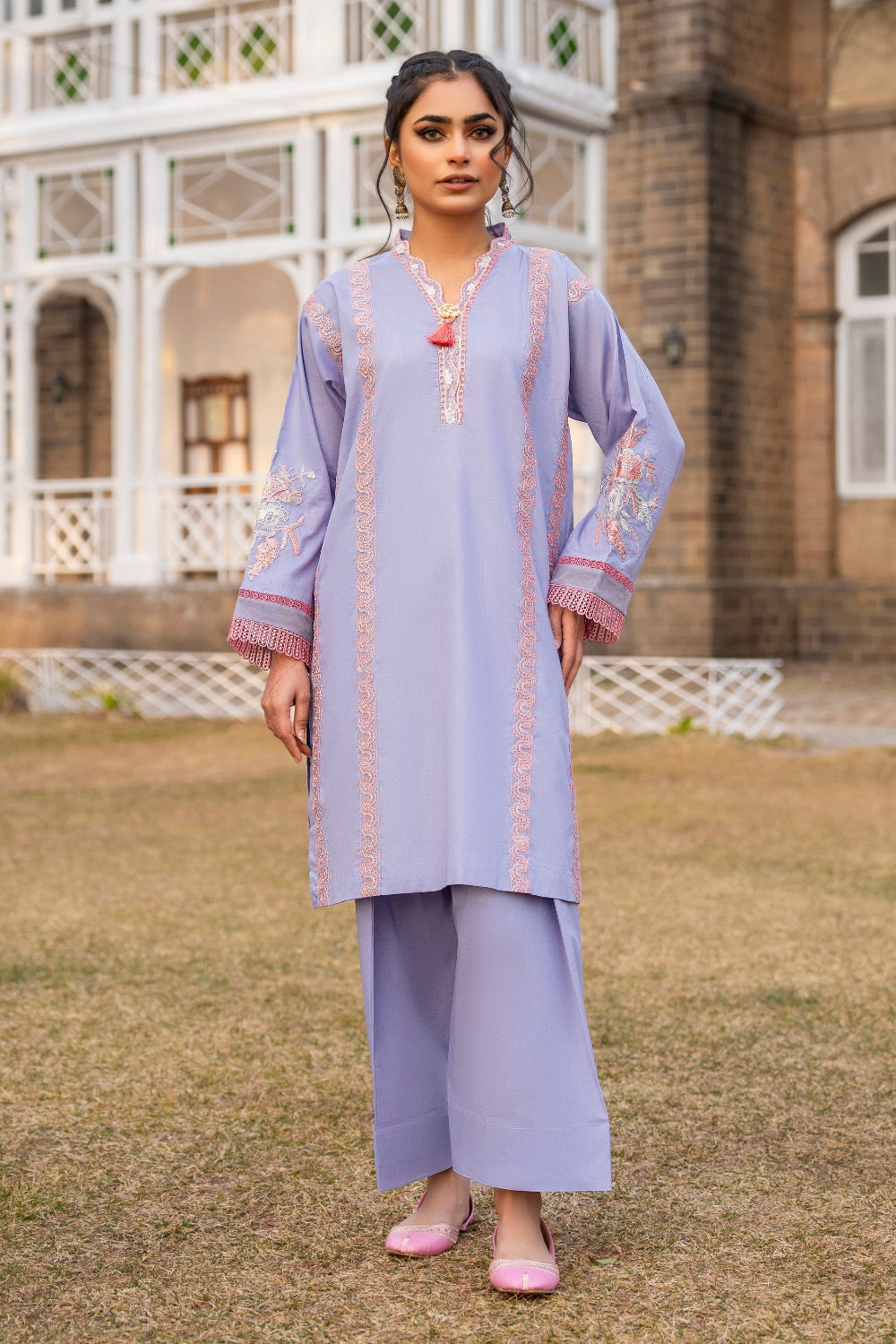 Ittehad | Embroidered Lawn | I-22 - Pakistani Clothes for women, in United Kingdom and United States