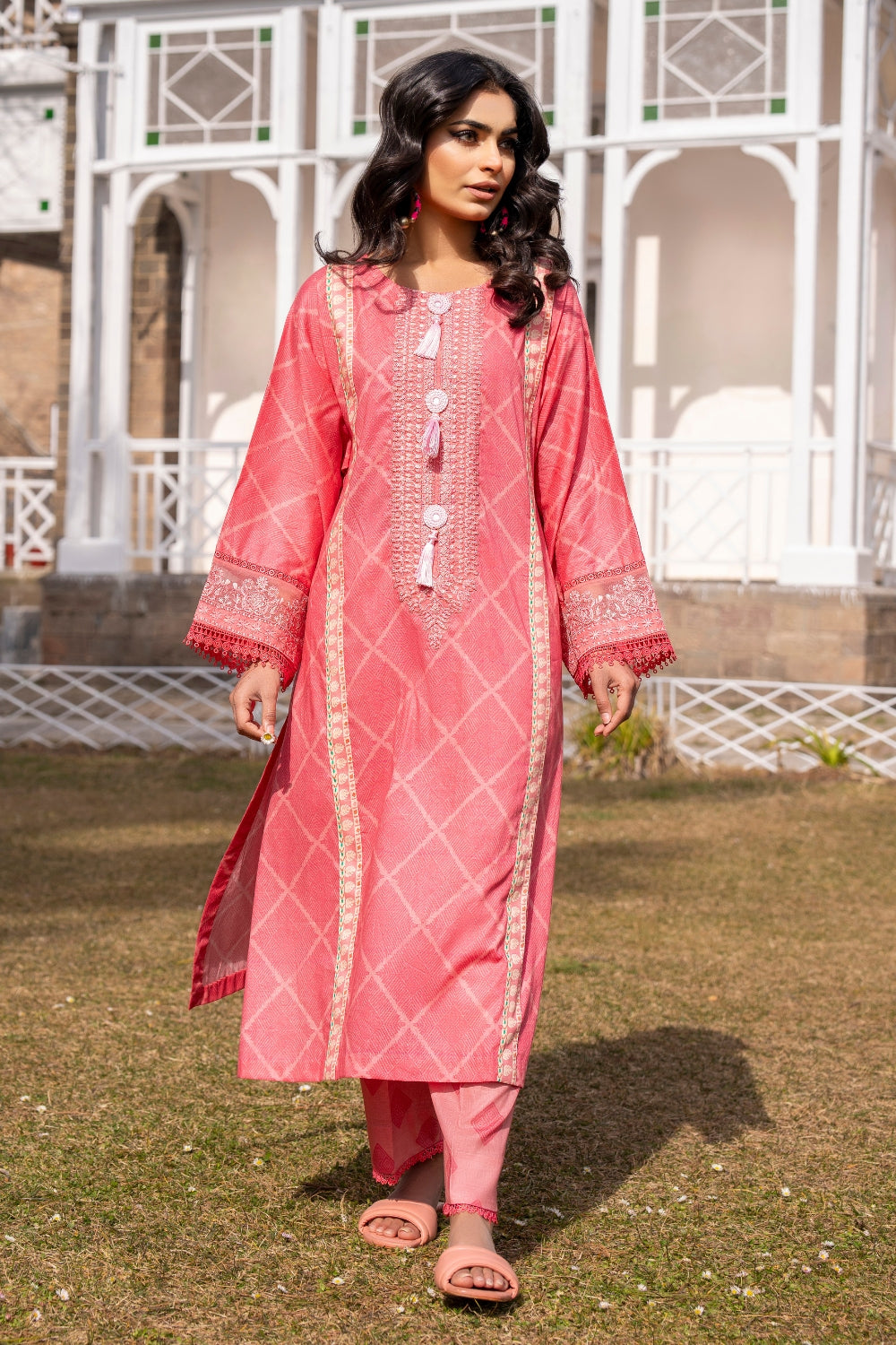 Ittehad | Embroidered Lawn | I-34 - Pakistani Clothes for women, in United Kingdom and United States