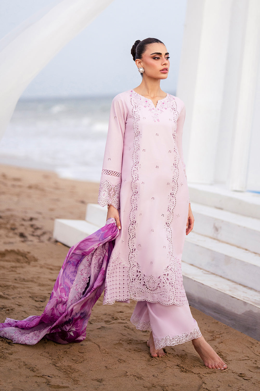 Azure | Luxury Lawn 26 | Lilac Majesty