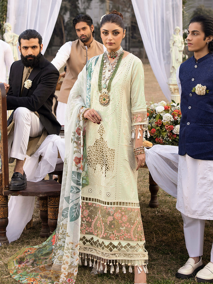 Mahnur | Mahrukh Luxury Lawn 24 | LILLY - Hoorain Designer Wear - Pakistani Ladies Branded Stitched Clothes in United Kingdom, United states, CA and Australia