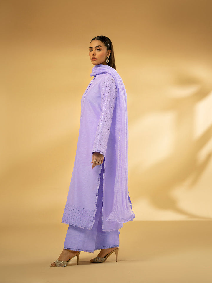 Fozia Khalid | Eid Edit 24 | Lilac Dreamscape - Hoorain Designer Wear - Pakistani Ladies Branded Stitched Clothes in United Kingdom, United states, CA and Australia