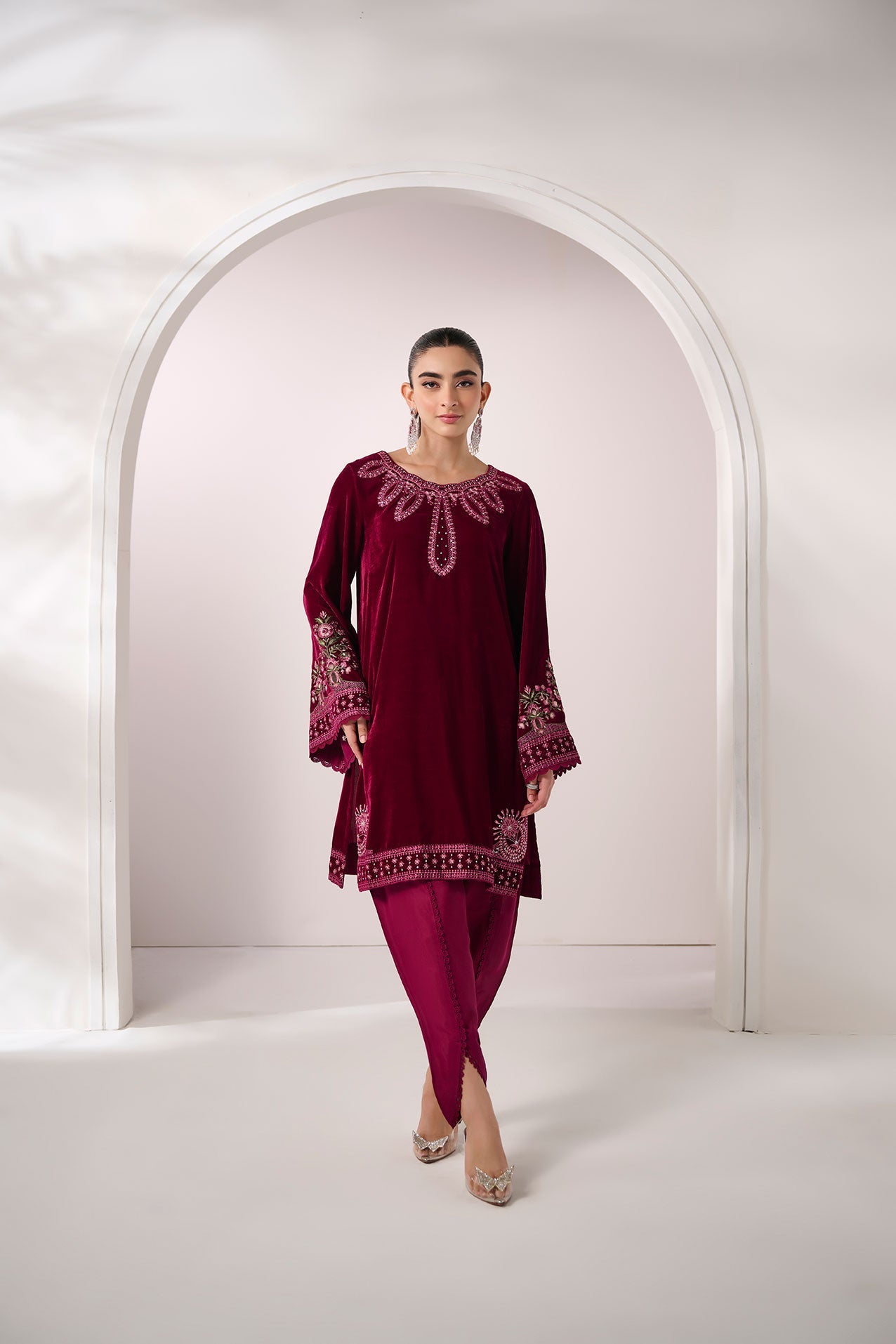 Dhanak | Velvet Edit | FW24DA-2628 PLUM