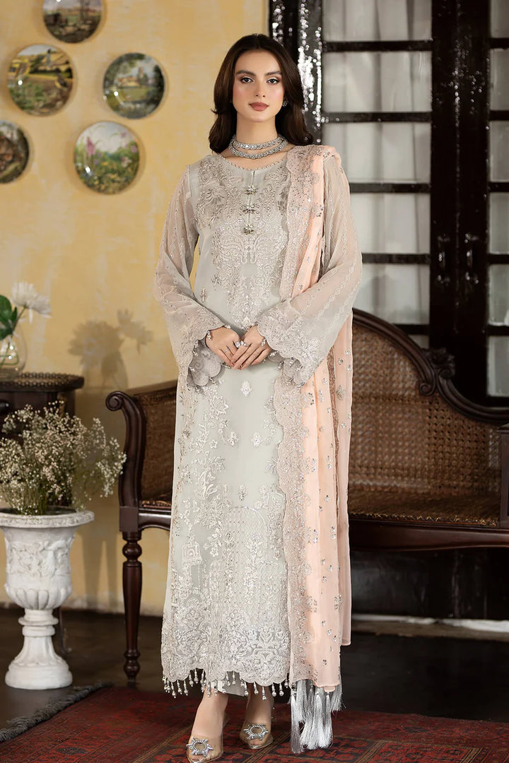 Imrozia Premium | Enliven Formals Collection | M-63 Gabriella - Hoorain Designer Wear - Pakistani Ladies Branded Stitched Clothes in United Kingdom, United states, CA and Australia