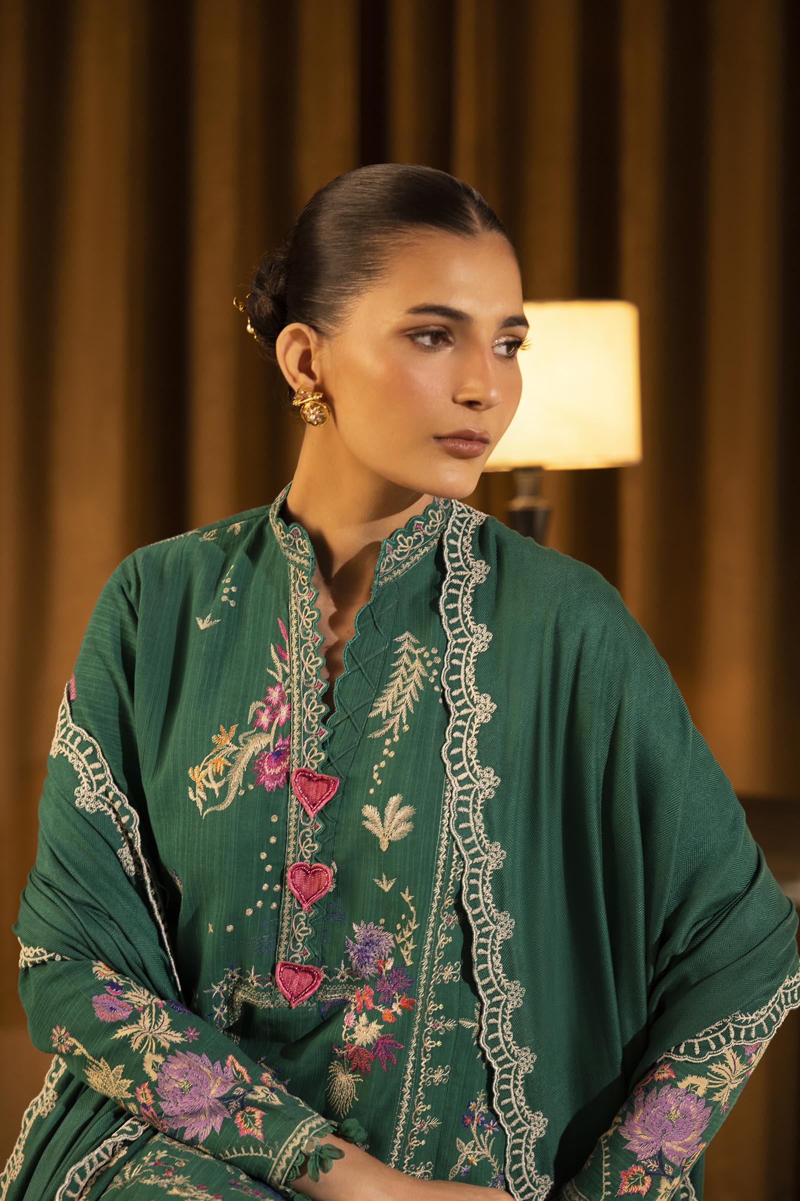 Sana Safinaz | Muzlin Winter 25 | M253-007A – Hoorain Designer Wear