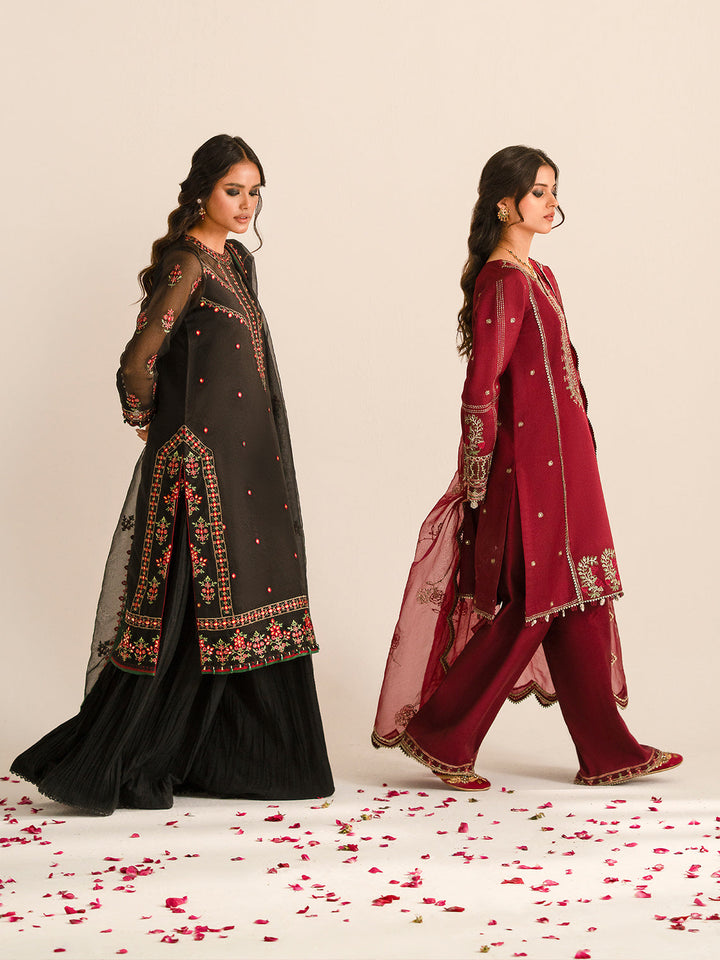 Fozia Khalid | Eid Edit 24 | Maya - Hoorain Designer Wear - Pakistani Ladies Branded Stitched Clothes in United Kingdom, United states, CA and Australia
