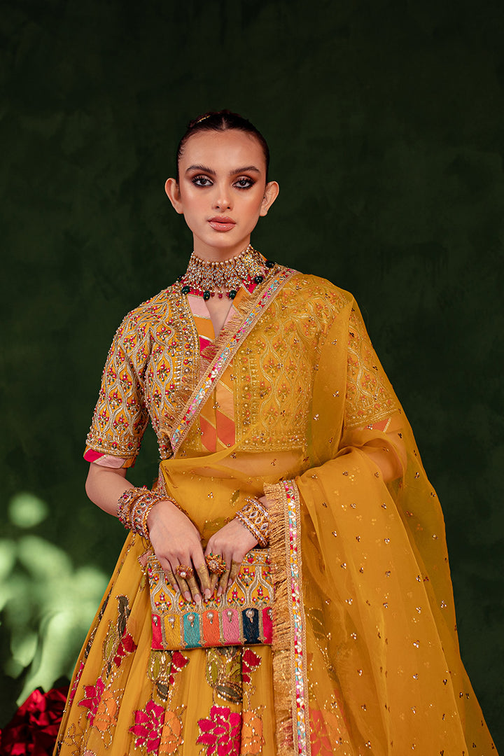 Maria Osama Khan | Salma Sitara | CHAMBELI - Hoorain Designer Wear - Pakistani Ladies Branded Stitched Clothes in United Kingdom, United states, CA and Australia