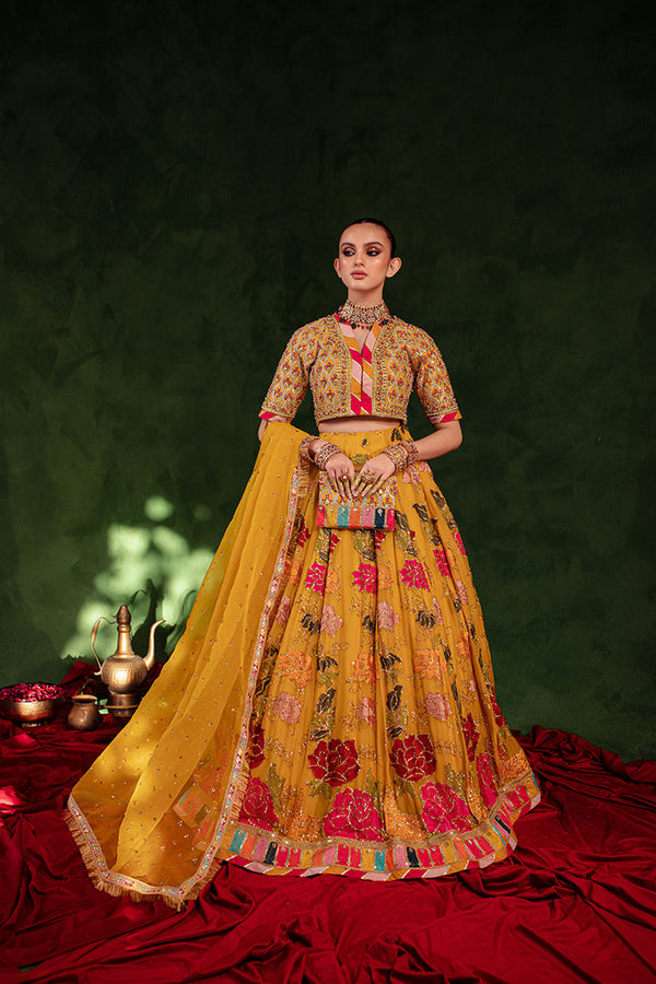 Maria Osama Khan | Salma Sitara | CHAMBELI - Hoorain Designer Wear - Pakistani Ladies Branded Stitched Clothes in United Kingdom, United states, CA and Australia