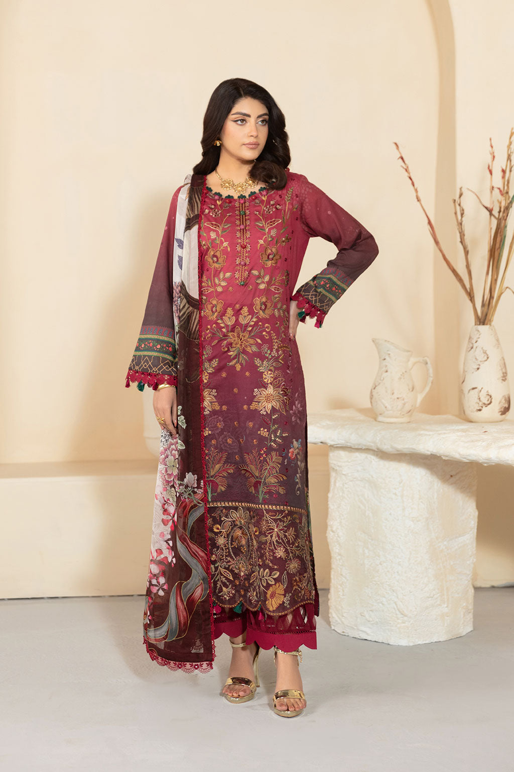 Ramsha | Mashaal Luxury Lawn | L-1303