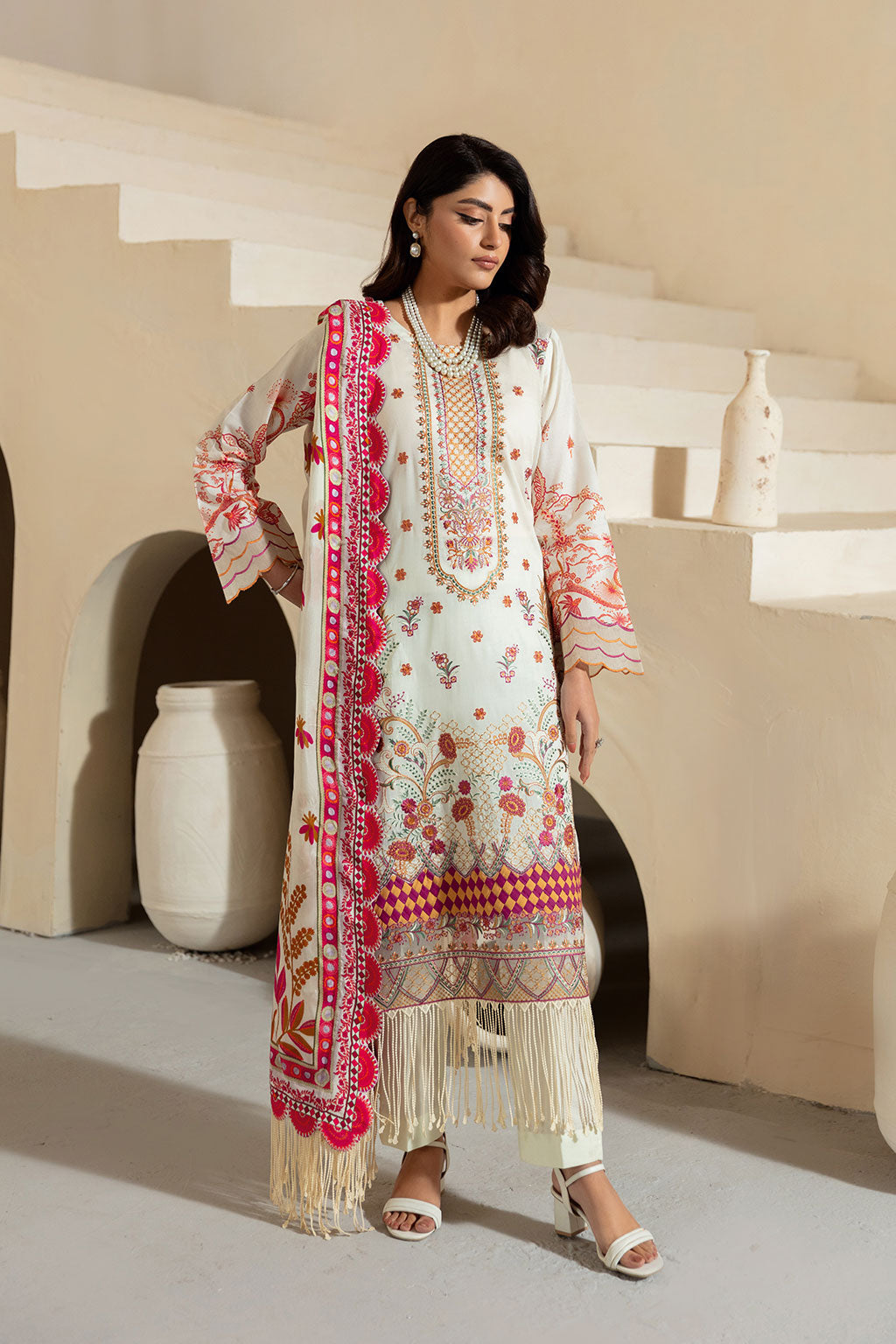 Ramsha | Mashaal Luxury Lawn | L-1308