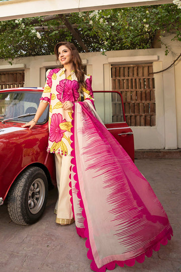 Maria B | Eid Basic Lawn | MB-CUS25-902B