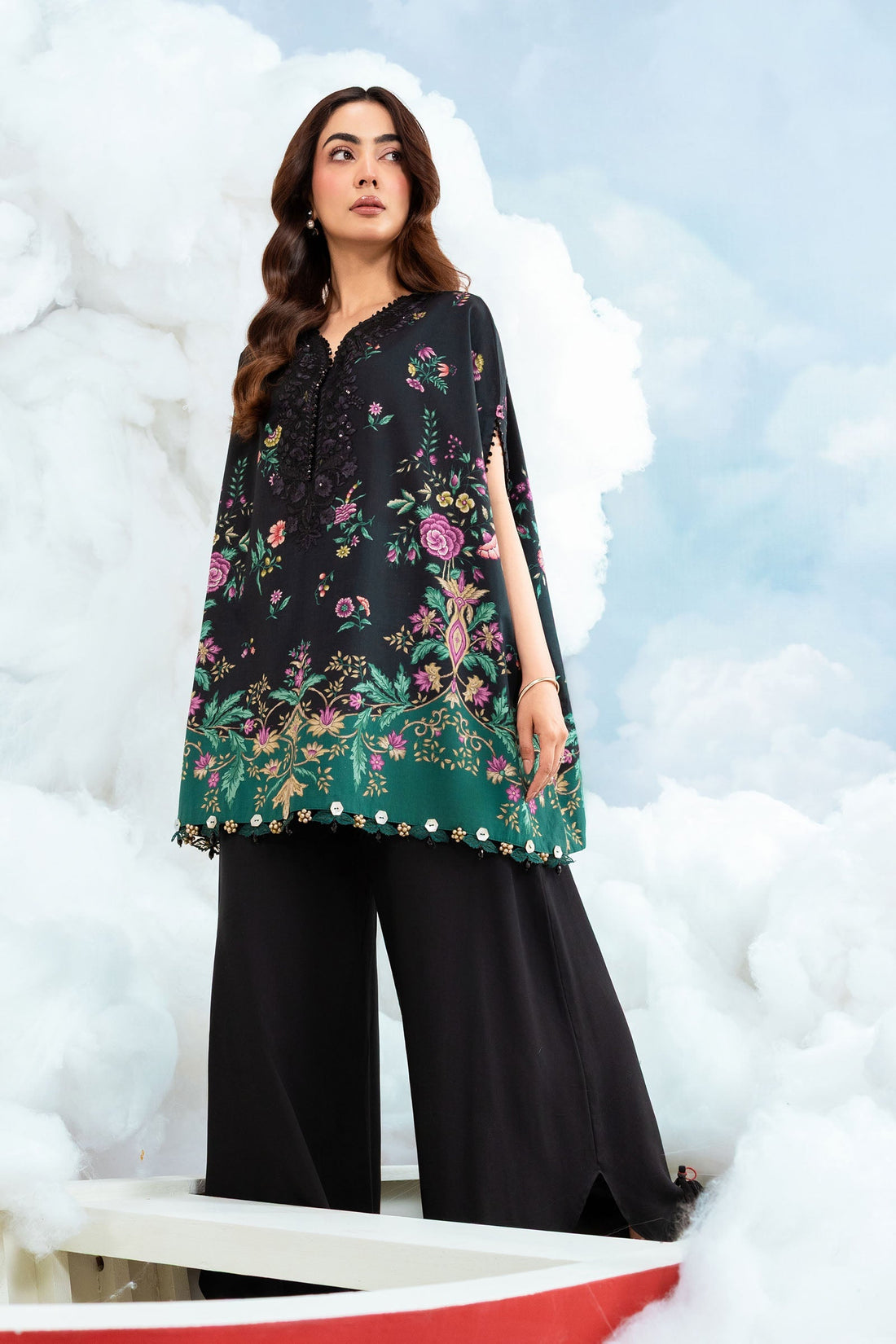 Maria B | M Basics Dreamscape Eid Lawn | MB-CUSV14-01B