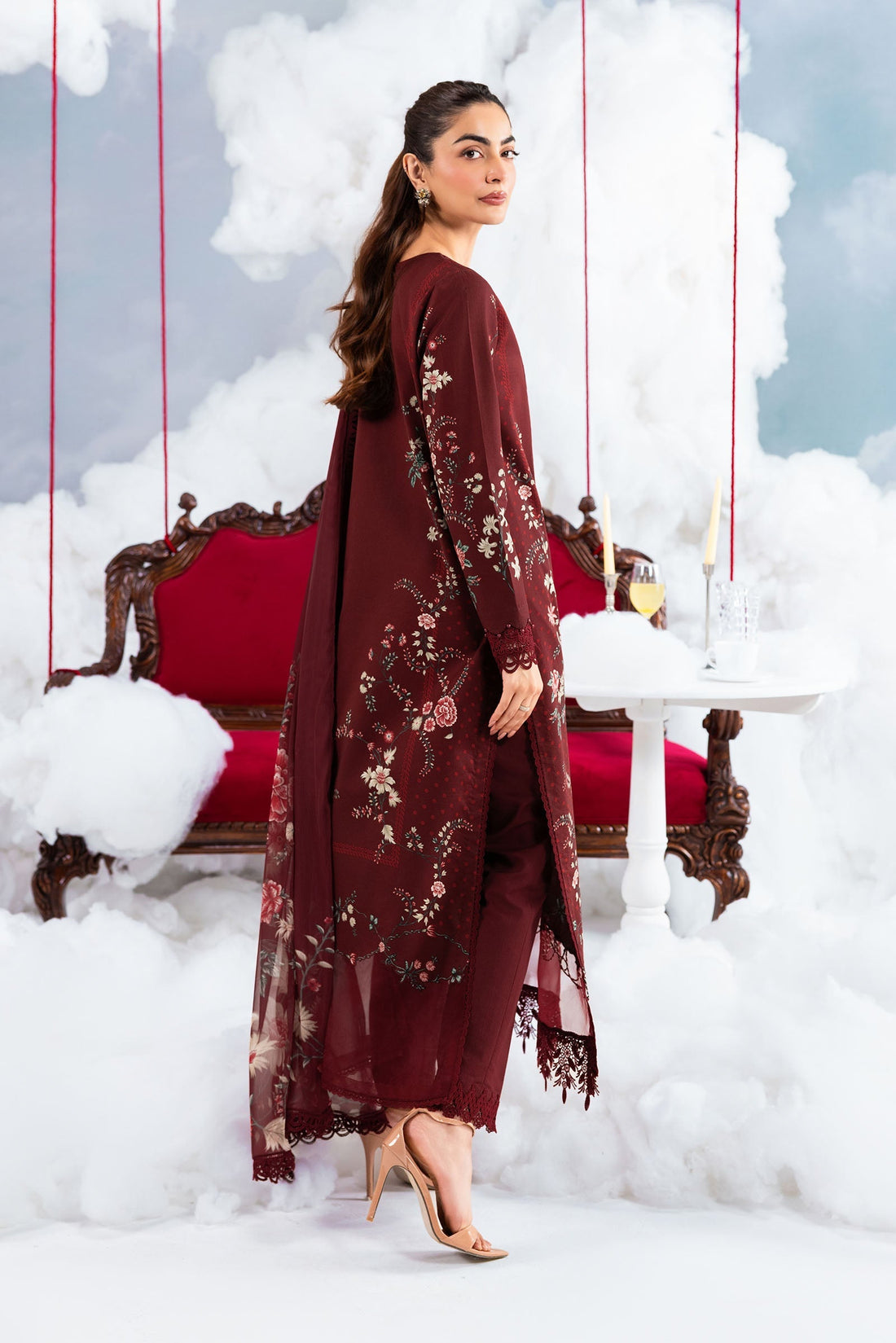 Maria B | M Basics Dreamscape Eid Lawn | MB-CUSV14-07A